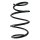 Suspension spring front axle coil spring Ø177mm SPIDAN for e.g. BMW X3