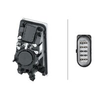 Main headlamp left 24 V H7/H7 EN HELLA