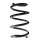 Suspension spring front axle coil spring Ø167mm SPIDAN