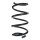 Suspension spring front axle coil spring Ø164mm SPIDAN