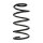 Suspension Spring Rear Axle Coil spring with constant wire diameter SPIDAN for OPEL Adam