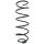 Suspension spring front axle coil spring Ø177mm SPIDAN for e.g. VOLVO S90