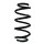 Suspension spring front axle coil spring Ø143mm SPIDAN for e.g. AUDI Q5