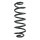 Suspension spring rear axle coil spring Ø115mm SPIDAN for e.g. AUDI Q5