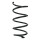 Suspension spring front axle coil spring Ø140mm SPIDAN for e.g. MINI Mini
