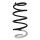 Suspension spring front axle coil spring Ø152mm SPIDAN