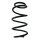 Suspension Spring Front Axle Coil spring with constant wire diameter SPIDAN for KIA Soul