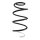 Suspension spring front axle coil spring Ø161mm SPIDAN for e.g. HYUNDAI i30