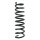 Suspension spring rear axle coil spring Ø89mm SPIDAN for e.g. HYUNDAI i30