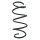 Suspension spring front axle coil spring Ø161mm SPIDAN for e.g. MERCEDES