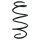 Suspension spring front axle coil spring Ø162mm SPIDAN for e.g. MERCEDES