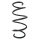 Suspension spring front axle coil spring Ø161mm SPIDAN for e.g. MERCEDES