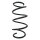 Suspension spring front axle coil spring Ø161mm SPIDAN for e.g. MERCEDES