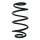 Suspension spring rear axle coil spring Ø140mm SPIDAN for MERCEDES and others