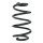 Suspension Spring Rear Axle Coil spring with constant wire diameter SPIDAN for e.g. MERCEDES-BENZ B-Klasse
