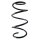 Suspension Spring Front Axle Coil spring with constant wire diameter SPIDAN for e.g. MERCEDES-BENZ B-Klasse
