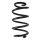 Suspension spring rear axle coil spring Ø127mm SPIDAN for MERCEDES and others
