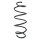 Suspension spring front axle coil spring Ø168mm SPIDAN for e.g. MERCEDES