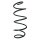 Suspension spring front axle coil spring Ø164mm SPIDAN for e.g. MERCEDES