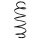 Suspension spring front axle coil spring Ø151mm SPIDAN for e.g. MERCEDES