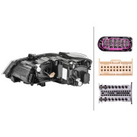 Headlight right 12 V WY21W with hybrid technology HELLA for e.g. VW POLO