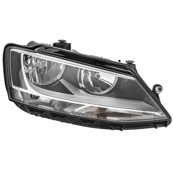 Headlight right 12 V H7/H7 halogen HELLA suitable for VW...