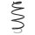 Suspension spring front axle coil spring Ø160mm SPIDAN for e.g. CITROËN C4 II