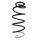 Fahrwerksfeder Vorderachse Schraubenfeder Ø151mm SPIDAN für u.a. CITROËN DS4