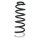 Suspension spring rear axle coil spring Ø106mm SPIDAN for e.g. CITROËN C5 III