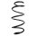 Suspension spring front axle coil spring Ø162mm SPIDAN for e.g. MERCEDES