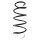 Suspension spring front axle coil spring Ø165mm SPIDAN for e.g.PEUGEOT 508 SW I