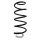 Suspension spring front axle coil spring Ø151mm SPIDAN for e.g.PEUGEOT 508 SW I