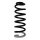 Suspension Spring Rear Axle Coil spring with constant wire diameter SPIDAN for PEUGEOT 508 SW I