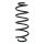 Suspension Spring Rear Axle Coil spring with constant wire diameter SPIDAN for SUZUKI Swift III