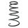 Suspension Spring Front Axle Coil spring with constant wire diameter SPIDAN for SUZUKI Swift III