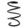 Suspension spring front axle coil spring Ø159mm SPIDAN for e.g. MERCEDES