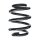 Suspension Spring Rear Axle Coil spring with constant wire diameter SPIDAN for MERCEDES-BENZ A-Klasse