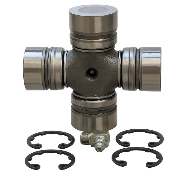 Gelenk Gelenkwelle Kreuzgelenk Ø 30mm mit Fettschmierung 82mm LÖBRO