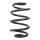 Suspension Spring Rear Axle Coil spring with constant wire diameter SPIDAN for NISSAN Leaf