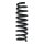 Suspension Spring Rear Axle Coil spring with constant wire diameter SPIDAN for BMW 1er Coupe