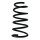 Suspension Spring Front Axle Coil spring with constant wire diameter SPIDAN for DAIHATSU Terios