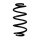 Suspension Spring Rear Axle Coil spring with constant wire diameter SPIDAN for DAIHATSU Terios