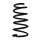 Suspension Spring Front Axle Coil spring with constant wire diameter SPIDAN for DAIHATSU Terios
