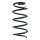 Suspension Spring Front Axle Coil spring with constant wire diameter SPIDAN for HONDA Civic VIII Hatchback