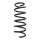 Suspension spring front axle coil spring Ø122mm SPIDAN for MITSUBISHI Colt CZC