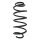 Suspension spring front axle coil spring Ø162mm SPIDAN for e.g. VOLVO XC60
