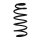 Suspension spring front axle coil spring Ø159mm SPIDAN for e.g. VOLVO XC60
