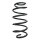 Suspension spring front axle coil spring Ø162mm SPIDAN for e.g. VOLVO XC60