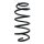 Suspension spring front axle coil spring Ø160mm SPIDAN for e.g. VOLVO XC60