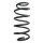 Suspension spring front axle coil spring Ø160mm SPIDAN for e.g. VOLVO XC60